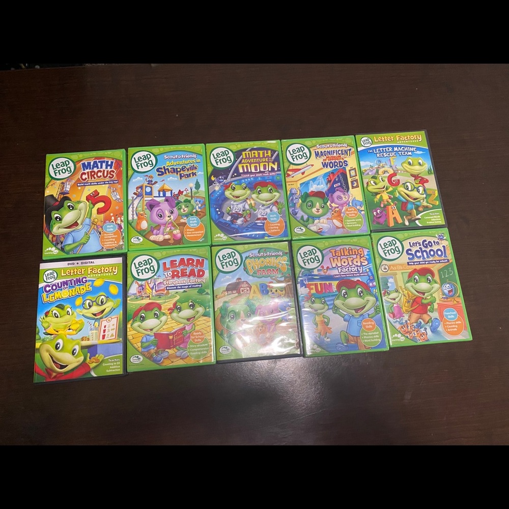 Leapfrog dvds